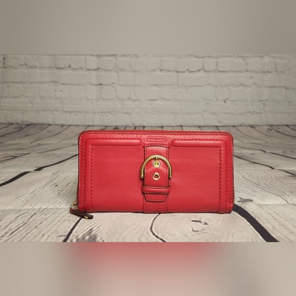 Coach Handbags - Coach RED Wallet NWT